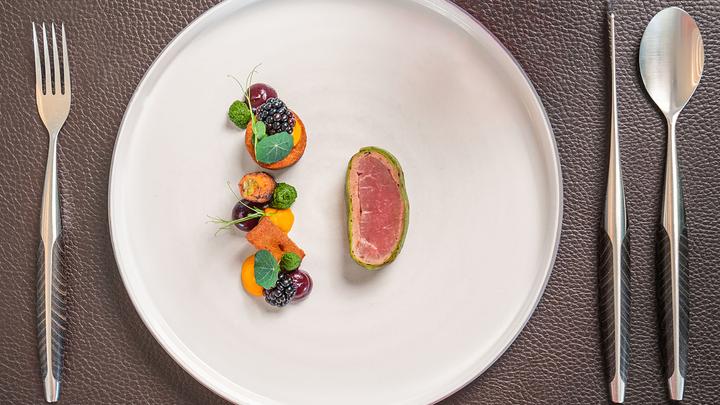 Produktbild Sknife Steakbesteck Set Esche mit Löffel (3 Stück, Besteck Set)