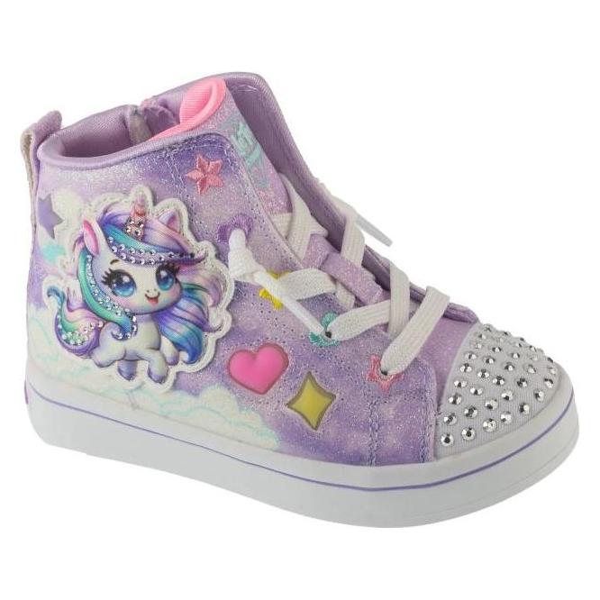 Skechers, Mädchen, Sneakers, Twi-Lites 2.0 - Einhorn Glam Pink, Mehrfarbig, Pink, (24)