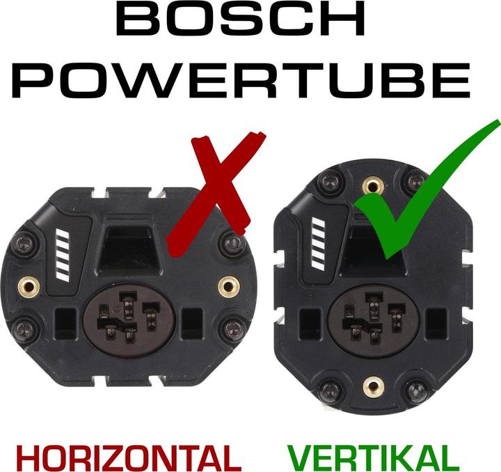 Actual product image Bosch eBike PowerTube 500 BBP281 / vertical (500 Wh, E-Bike battery)