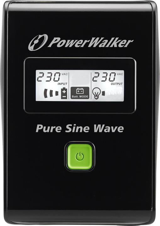 Immagine prodotto Powerwalker VI 800 SW Schuko 800VA / 480W Line-Interactive UPS Tower AVR Pure Sine Wave LCD (800 VA, 480 W, Interattivo linea UPS)