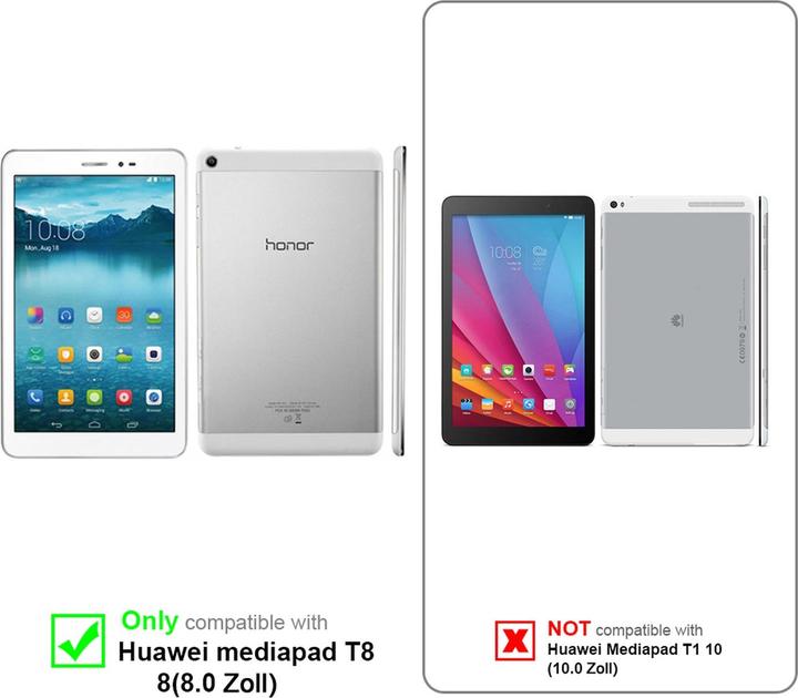 Actual product image Cadorabo Tablet Book Cover (Huawei MediaPad T1 8.0)