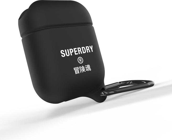 Image du produit Superdry AirPods Cover Waterproof czarny /black 41692 (Sac pour écouteurs)