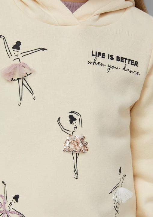 Produktbild s.Oliver Sweatshirt Kuscheliger Hoodie mit Artwork (92)