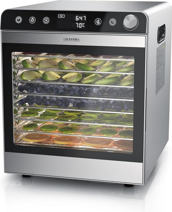 Arendo Disidratatore per Alimenti in Acciaio Inossidabile