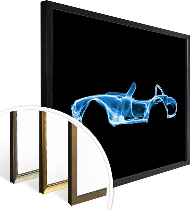Immagine prodotto Trenddeko Auto blu (80 x 60 cm)