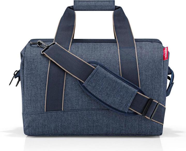 Produktbild reisenthel Schultertasche Allrounder L Herringbone Dark Blue