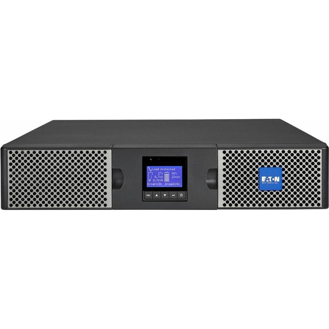 Eaton 9PX 2200i RT2U Lithium-Ionen 2200VA/2200W Tower/Rack 2U (2.20 VA, 2200 W, Online-Doppelwandler USV), USV