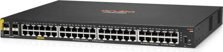 Actual product image HPE 6100 Switch, 48G, 4 SFP+ Ports, PoE (52 Ports)