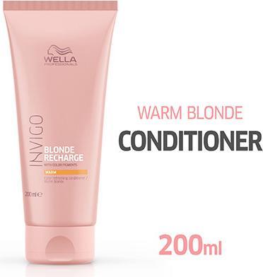 Actual product image Wella Invigo Recharge - Color Refreshing Conditioner Warm Blonde (200 ml)