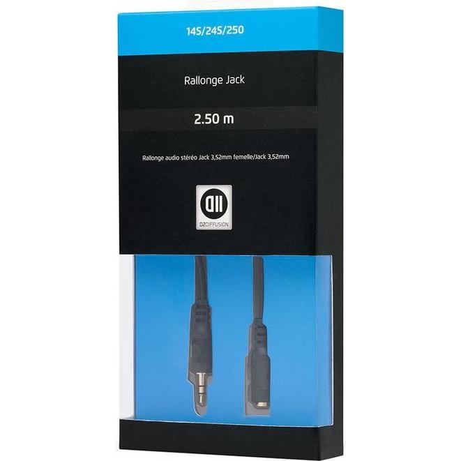 D2 Diffusion C ble Jack 3,5 mm m le/femelle 2,50 Schede o, Cavo audio