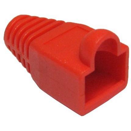 Cables Direct CDL Red RJ45 Snagless Boot, Netzwerkkabel