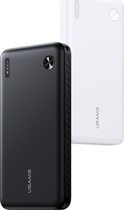Actual product image Usams PB83 Power Bank 2xUSB-A 1xUSB-C 10000mAh white (10000 mAh)