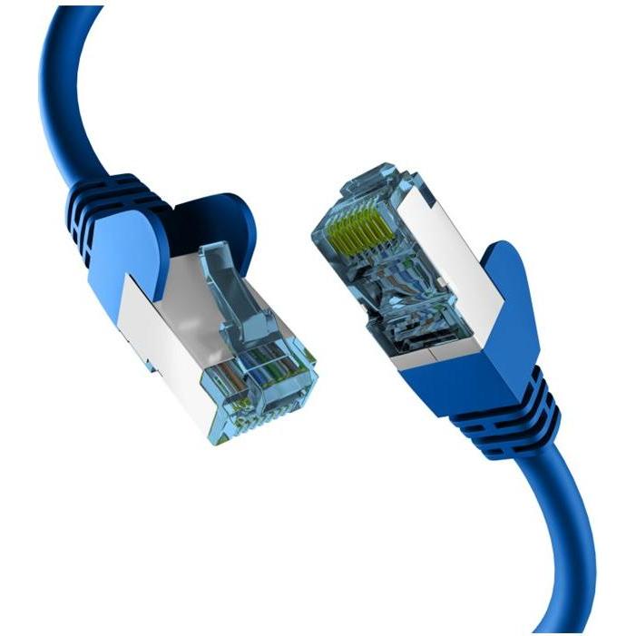 M-Cab CAT7 BLU 0,25M CAVO GREZZO RJ45 (S/FTP, CAT7, 0.25 m), Cavo di rete