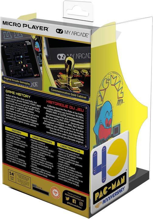 Produktbild MyArcade - Micro Player Pac-Man 40th Anniversary (Premium Edition)