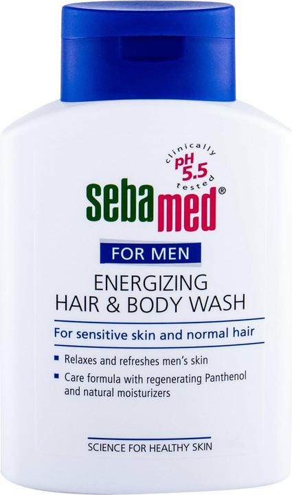 Actual product image Sebamed For Men Energizing Hair & Body Wash (200 ml)
