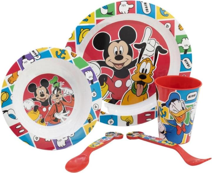 Stor Topolino - Set di stoviglie 5 pezzi