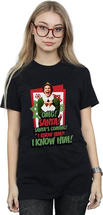 Immagine prodotto Elf OMG Santa Maglietta Ampia Donna (XXL)