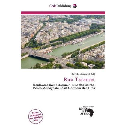 Rue Taranne, Fachbücher