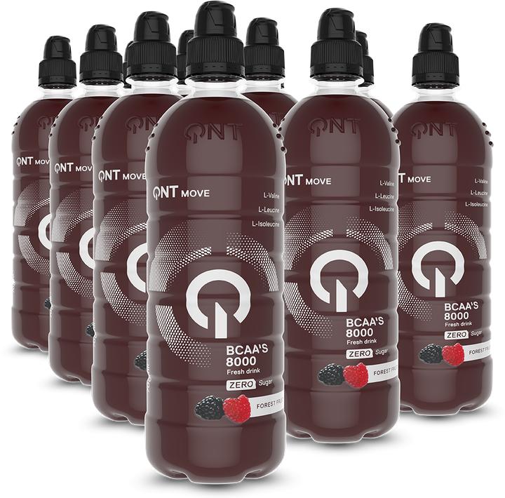 Actual product image QNT BCAA'S 8000 (Forest fruit, 12 x)