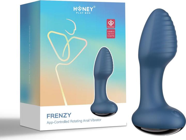 Image du produit Honey Play Box Frenzy Rotating Anal Vibrator Blue