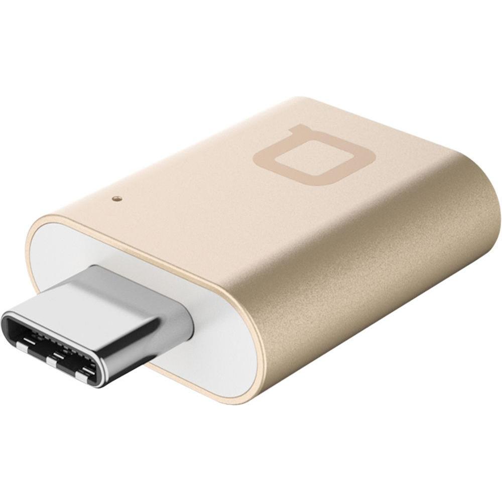 Thumbnail - nonda USB-C zu (USB-A), Data + Video Adapter, Gold
