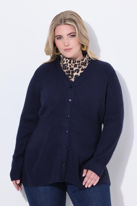 Produktbild Miamoda Strickjacke, A-Linie, Schösschen, Langarm (46, 48)