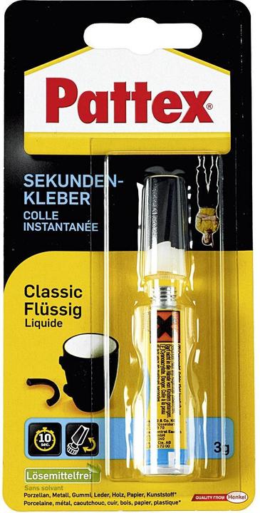 Image du produit Pattex Superglue liquide (3 g)