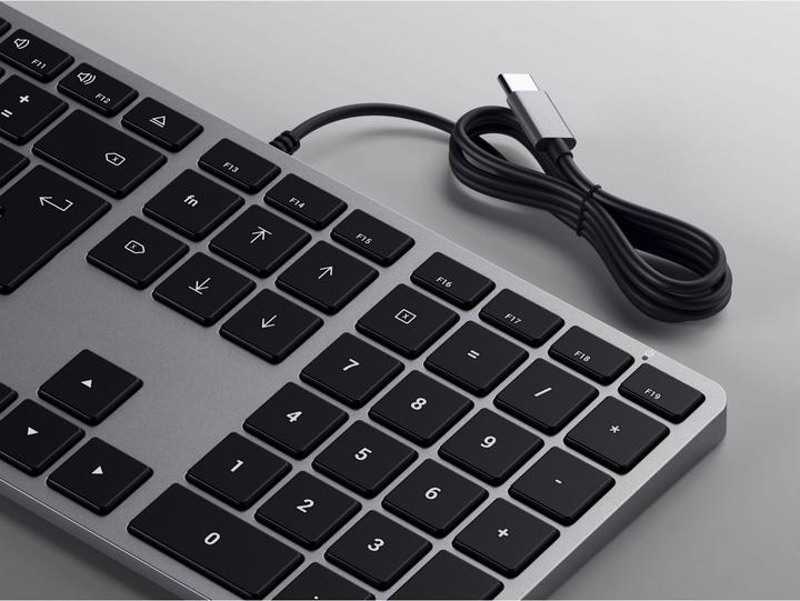 Produktbild Satechi Slim W3 USB-C Wired Keyboard-CH (Swiss) (CH)
