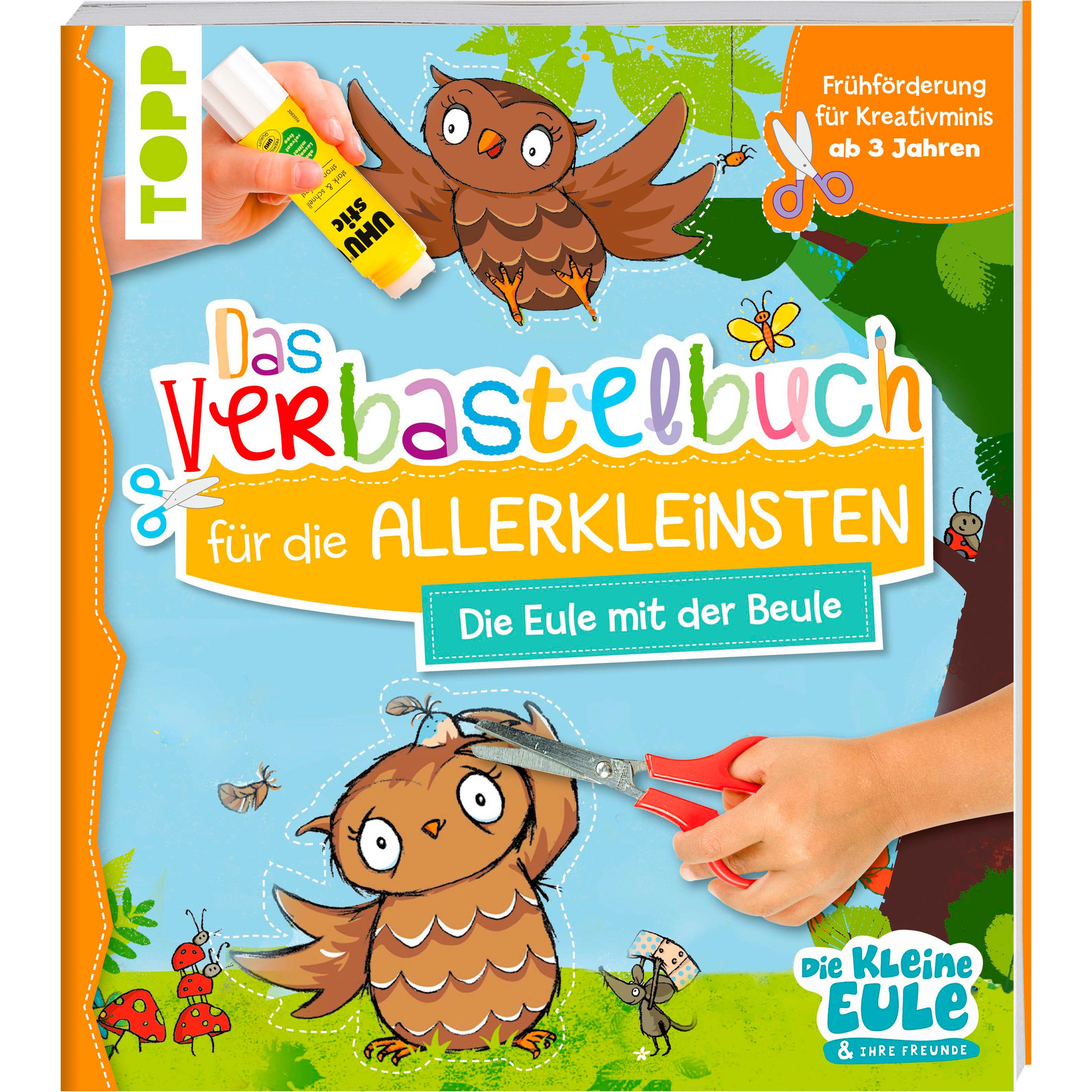 Frech, Babybücher, Verbastelbuch für die Allerkleinsten - Die Eule mit der Beule (Deutsch)