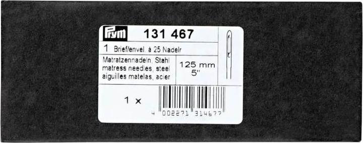 Image du produit Prym Aiguilles à matelas ST 5 2,00 x 125 mm couleur argent