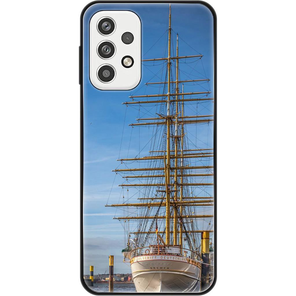 König Design Hülle Handy Schutz für Samsung Galaxy A23 Case Cover Tasche Bumper Etuis TPU Neu (Samsung Galaxy A23), Smar...