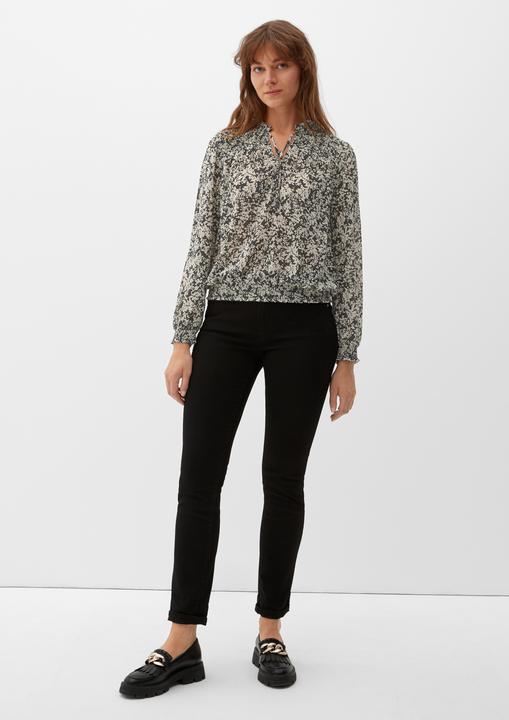 Produktbild s.Oliver Bluse Bluse mit Smok-Details (44)