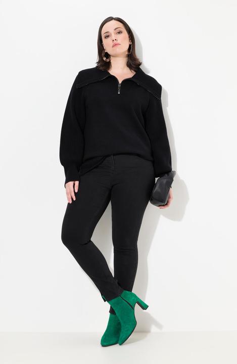 Produktbild Ulla Popken Jeans Sarah, schmales Bein, Stretchdenim, Saumschlitz (42)