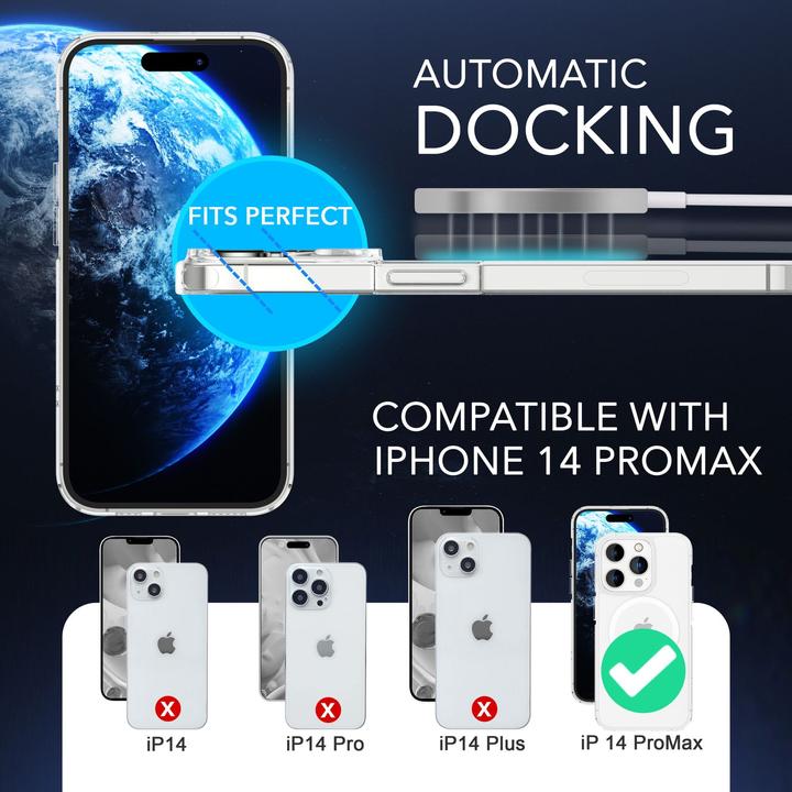 Actual product image Nalia Clear Transparent Silicone Sleeve (Apple iPhone 14 Pro Max)