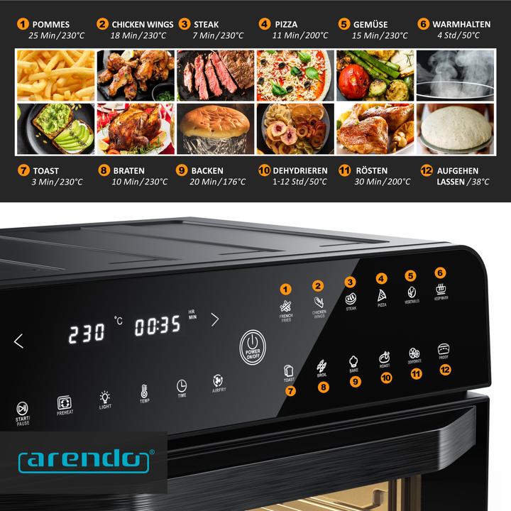 Produktbild Arendo Heissluftfritteuse
