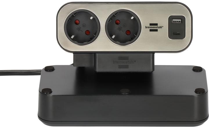 Produktbild Brennenstuhl Duplex Tischsteckdosenleiste (9 x, CEE 7/3, 2 m)