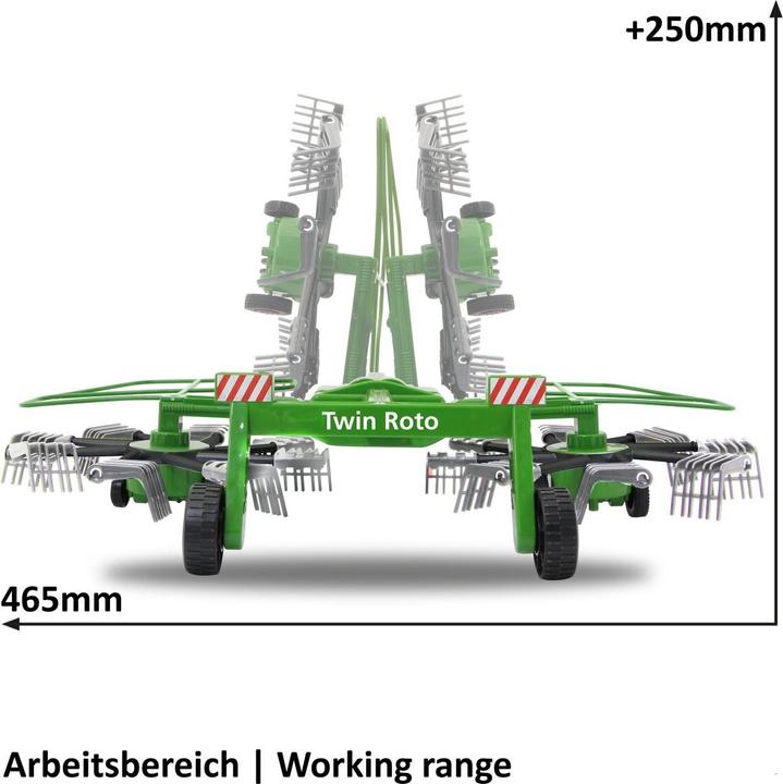 Immagine prodotto Jamara Rastrello Twin Roto per Fendt 1050