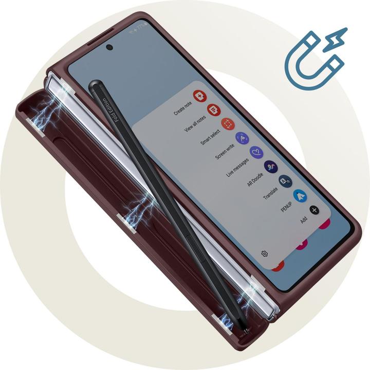 Actual product image Avizar Cover S Pen Holder Series (Samsung Galaxy Z Fold5)