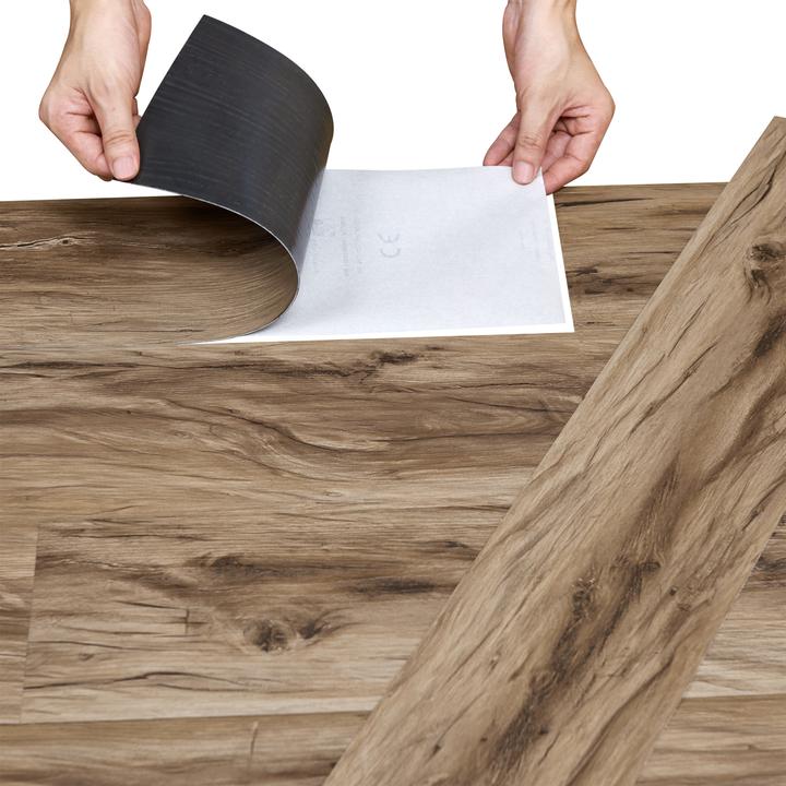 Image du produit neu.holz Stratifié vinyle Vanola autocollant 3,92m² Chêne nordique (Stratifié, 28 m²)