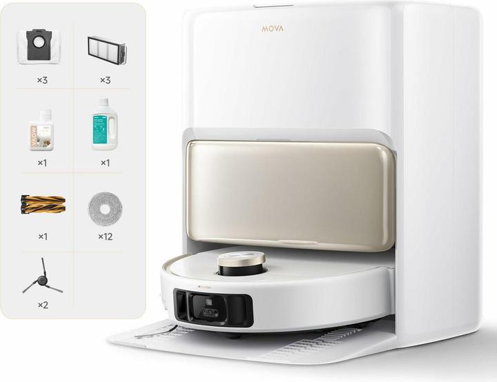 Immagine prodotto Mova V50 Ultra Complete (24000 Pa, Panni di pulizia (rotanti))