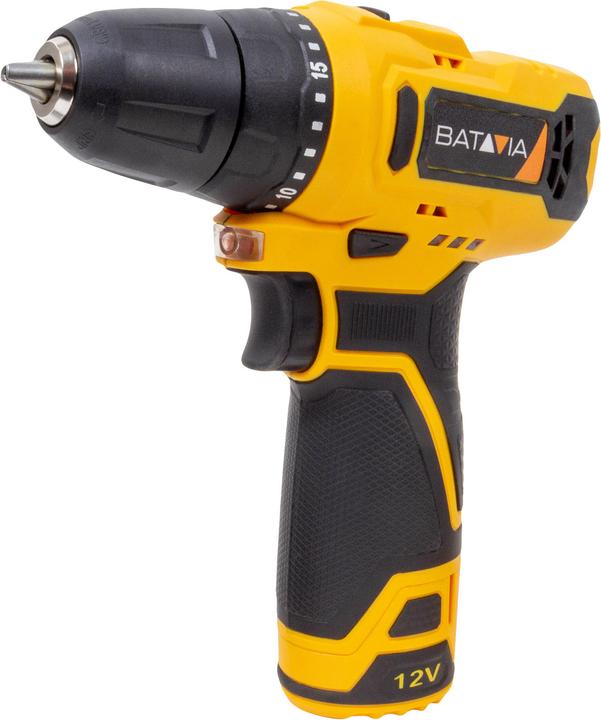 Actual product image Batavia 12V cordless drill driver (without battery and charger) (Rechargeable battery operated)