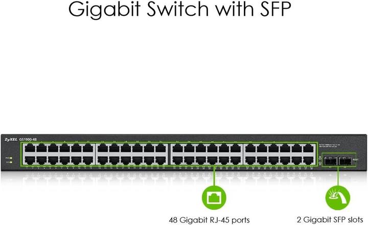 Produktbild Zyxel GS1900-48-EU0102F (50 Ports)