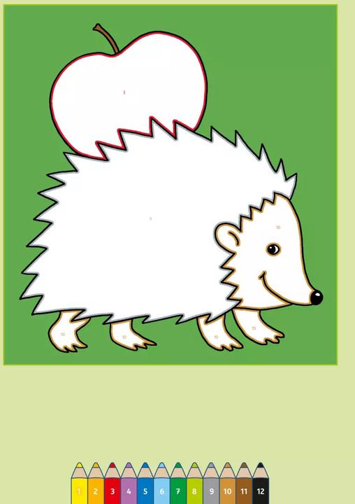 Actual product image Ravensburger Painting by numbers from 3 years: Animals