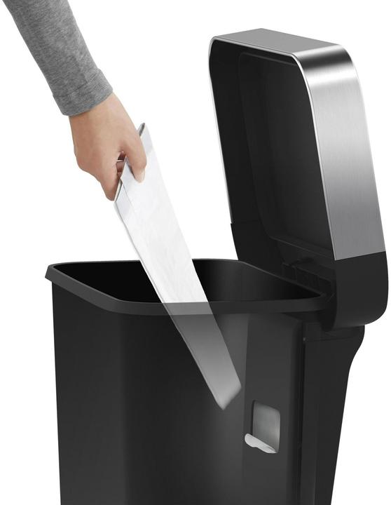 Actual product image Simplehuman 45 l, single compartment, black plastic (45 l)