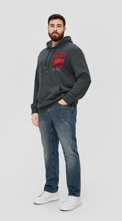 Produktbild s.Oliver Sweatshirt Kapuzensweater mit Frontprint (3XL)