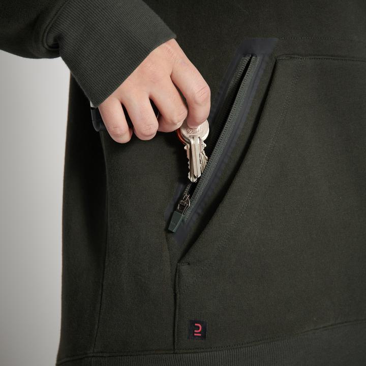 Image du produit Solognac Sweat à capuche femme 500 vert chaud (M)