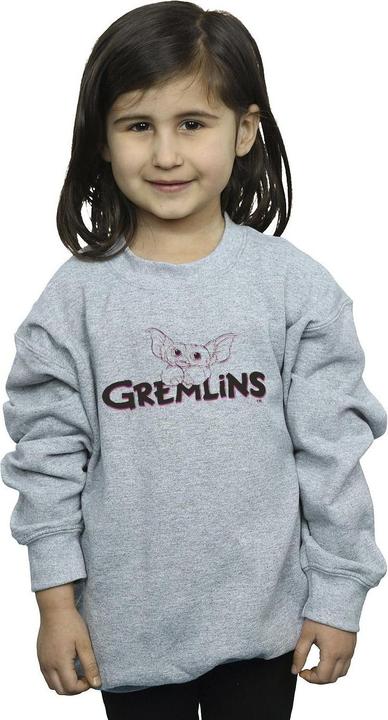 Actual product image Gremlins Girls Logo Line Sweatshirt (128)