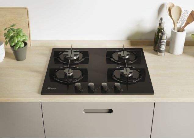 Productafbeelding Candy CVW6BB Kookplaat Geïntegreerde gaskookplaat 4 zone(s)