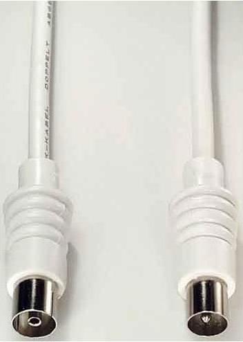 Produktbild E+P HFA 1. Anschluss 1: Coax, Anschluss 2: Koaxial. Kabellänge: 1,5 m, Geschlecht: Männlich/Weibl... (90 dB, Antennenkabel)