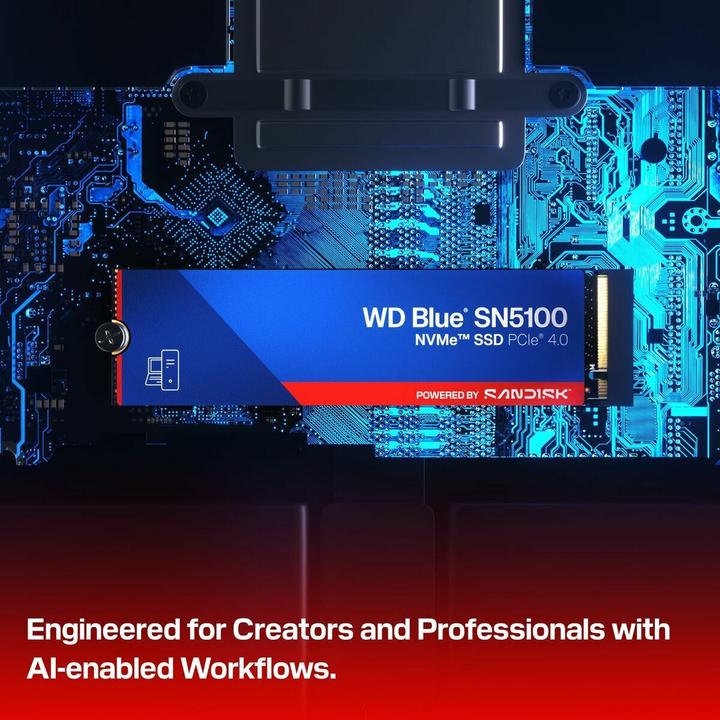 Produktbild WD Blue SN5100 powered by SANDISK (1000 GB, M.2, M.2 2280)